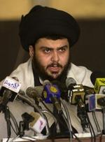 Al-Sadr råder over en milits på flere tusinde shiamuslimer. - Foto: AP 