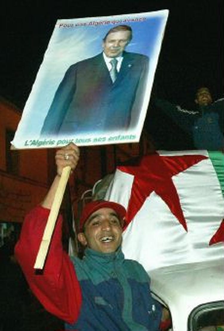 83 procent af stemmerne gik til Bouteflika. - Foto: AP 