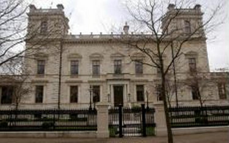 Villaen, som ligger i den vestlige del af London. - Foto: AP 