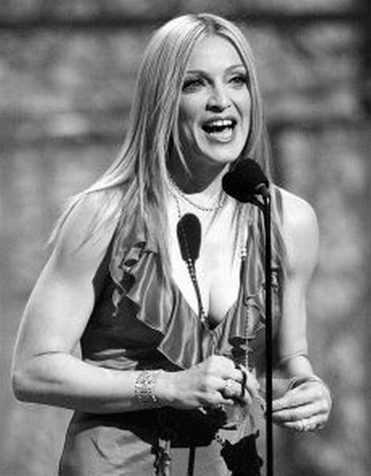 Madonna er som altid i stand til at skabe blæst om sin person.   Foto: Kevork Djansezian/AP 