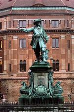 Statuen af Niels Juel i Holmens Kanal i København. Foto: Lehmann Martin 