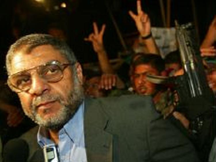 Abdel Aziz Rantisi fotograferet i Gaza få dage før sin død i 2004. 