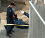 Skudepisoden brød ud i et fængsel i byen Mitrovica i det nordlige Kosova. - Foto: AP 