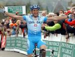 Italienske Rebellin satte landsmanden Danilo De Luca og de øvrige udbrydere på slutningen af den sidste stigning. - Foto: AP 