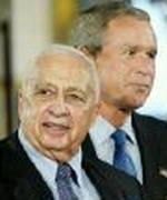 BUSH SHARON MIDEAST ISRAEL