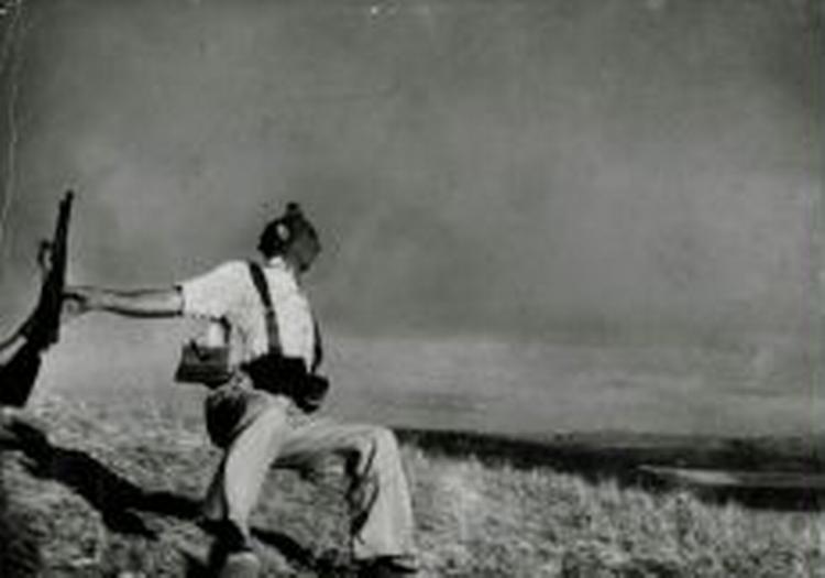 Robert Capas 'Den faldne soldat'. 