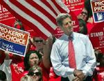 Demokraternes John Kerry har tabt tempo i meningsmålingerne. - Foto: AP 