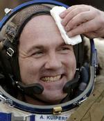 Andre Kuipers var glad over igen at være på jorden. - Foto: AP 