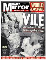 Avisen Daily Mirror har frigivet dette billede og flere andre, der angiveligt forestiller mishandling af irakere. - Foto: AP 