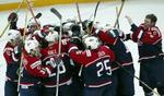 USA skal nu i semifinalen møde Sverige, der onsdag eftermiddag besejrede Letland 4-1. - Foto: AP 