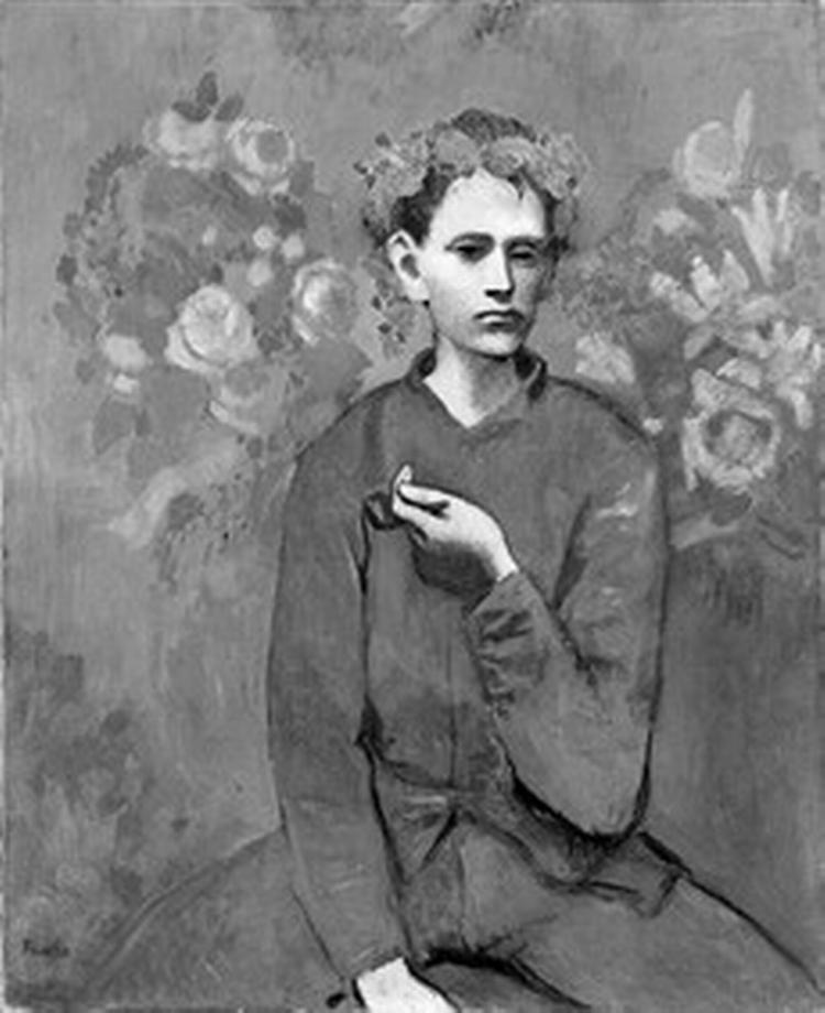 Sådan ser det ud - et udsnit af kunstneren Picassos maleri til 634 millioner kroner. - Foto: AP 