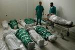 12 palæstinensere i Rajaf er dræbt. - Foto: AP 