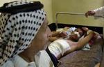 Mange af de sårede på hospitalet i Najaf er civile. - Foto: AP 