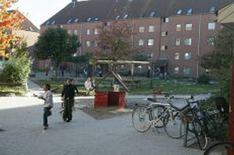 Mjølnerparken på Nørrebro i KØbenhavn er et af de mest udlændingetætte områder. - Arkivfoto: Gert Jensen 