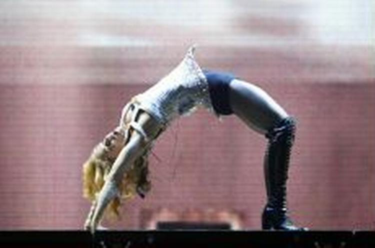 Popdivaen Madonna kickstartede sin verdensturné i Los Angeles. - Foto: AP 