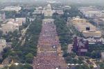 25. april var der massedemonstration i USA mod den kontroversille abortlov, som nu er blevet underkendt af en californisk dommer. - Foto: AP 