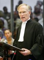 Chefanklageren ved domstolen i Sierra Leone, David Crane. - Foto: AP 