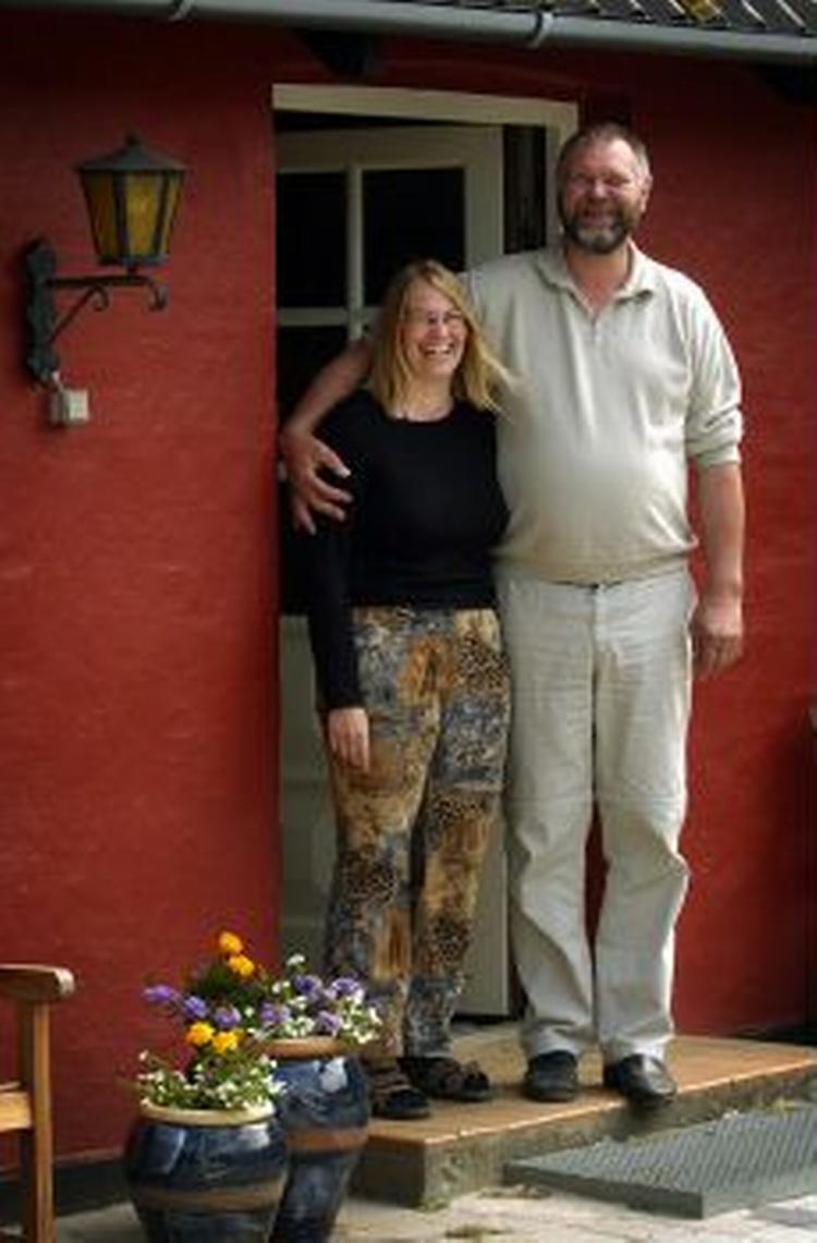 Gitte Clausen og Erik Klibo Sørensen fungerer som akutfamilie. - Foto. Jens Dresling 