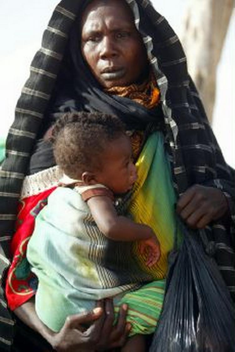 En million afrikanere er drevet på flugt. - Foto: AP 