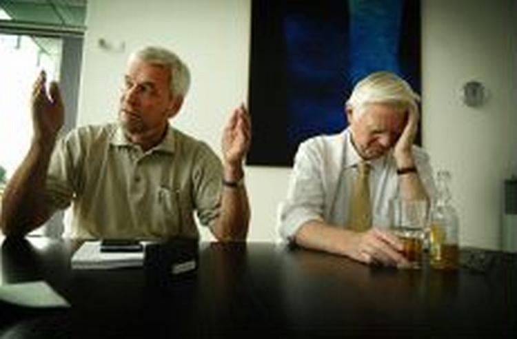 Næstformand i KL, Anker Boye, og formand Eigil W. Rasmussen. - Foto: Jens Dresling 