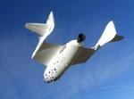 SpaceShipOne er i luften. - Foto: AP 