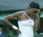 Venus Williams ærger sig. - Foto: AP 