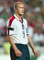 David Beckham brændte straffe, da Portugal sendte England hjem fra EM. - Foto: AP 