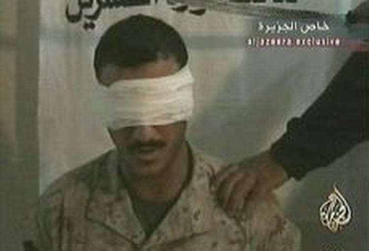 Affotografering fra den arabiske tv-station al-Jazeera. - Foto: AP 