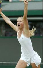 Ruslands Maria Sharapova slog amerikaneren Amy Frazier. - Foto: AP 