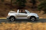 Fri udsigt opad i den nye Chrysler PT Cruiser Cabriolet. - Foto: Chrysler 