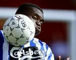 Mwape Miti blev topscorer i Superligaen med 19 mål. - Foto:Jens Dresling 