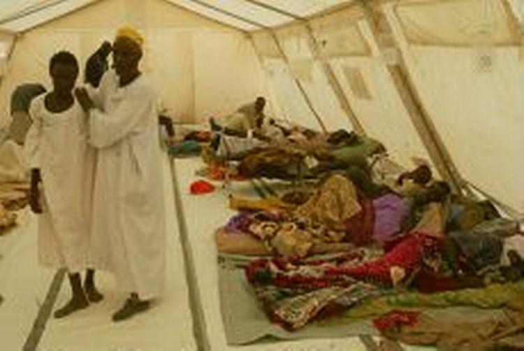 200.000 er flygtet til nabolandet Tchad og bor i kummerlige lejre. Resten befinder sig fortsat inden for Sudans grænser og risikerer nye overgreb. - Foto: AP 