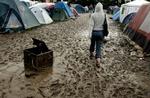 Morgen på Roskilde Festival. - Foto: Pelle Rink 