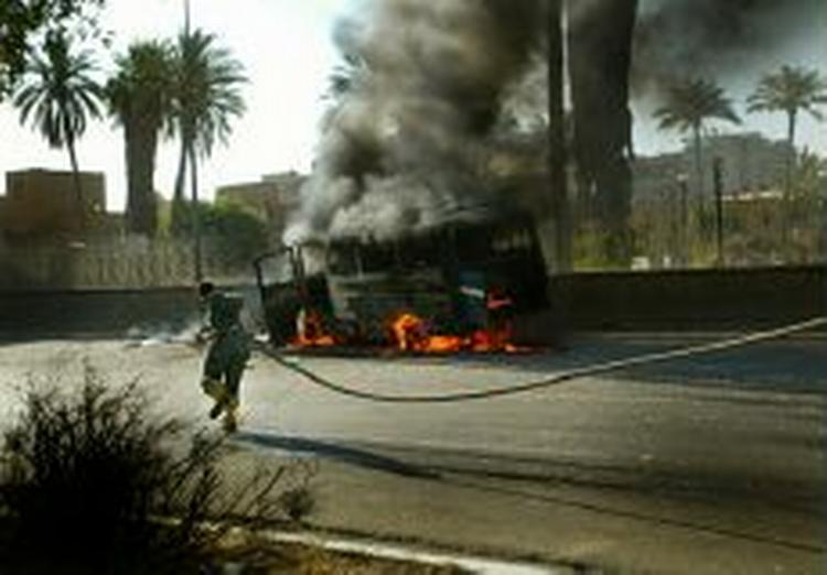 Et af de utallige angreb i Bagdad. - Foto: AP 