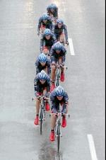 Dagens etape var en magtdemonstration af US Postal. - Foto: AP 