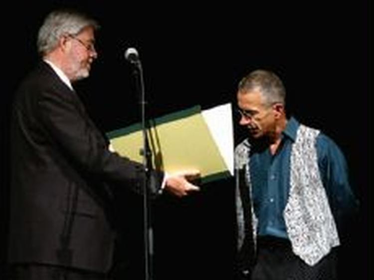 Keith Jarrett fik prisen onsdag aften. - Foto: Jens Dresling 