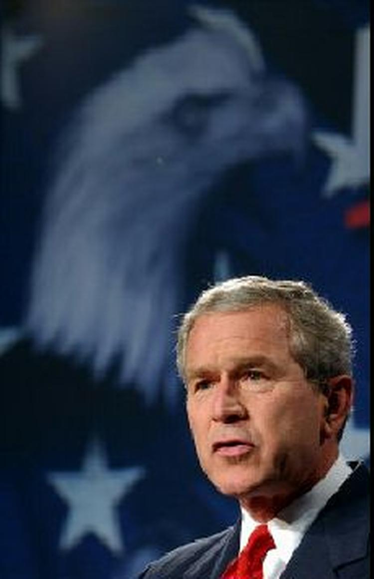 Bush undskylder ikke invasionen i Irak. - FOto: AP 