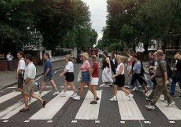 Abbey Road i Nordlondon, hvor studierne lå. - Arkivfoto: Jens Dresling 