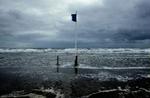 Hårdt vejr ved Vesterhavet mandag. - Foto: Pelle Rink 
