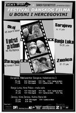 Paprika Steen m.fl. går rent ind i på filmfestivalen i Bosnien. - Foto: Udsnit af plakat 
