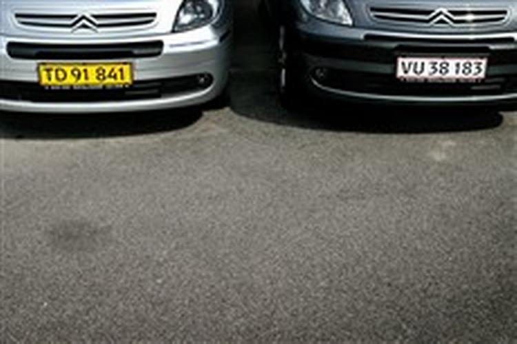 Citroën Xsara Picasso er en af de biler, der fås på både hvide og gule nummerplader. - Foto: Kåre Viemose 