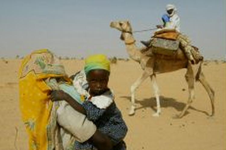 Omkring en million mennesker menes at være drevet på flugt fra Darfur. - Foto: AP 