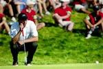 Søren Hansen fik en elendig start, men spillede sig op gennem rækkerne ved første runde af Scandinavian Masters på Barsebäck-banen bord for Malmø. Søren Hansen ligger på en delt 8. plads.   Arkivfoto: Thomas W 