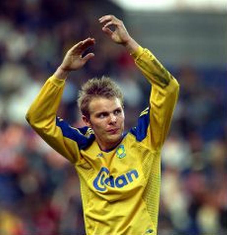 24-årige Peter Foldgast er på vej væk fra Brøndby. - Arkivfoto: Lars Poulsen 