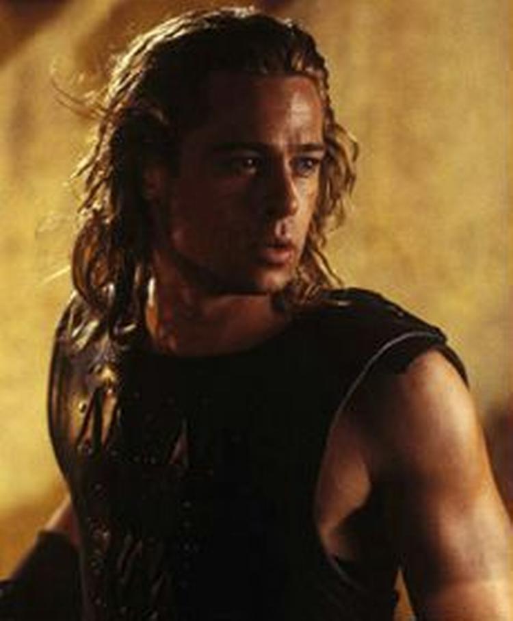 Brad Pitt i 'Troja', som nu er under beskydning blandt britiske historikere. - PR-foto. 