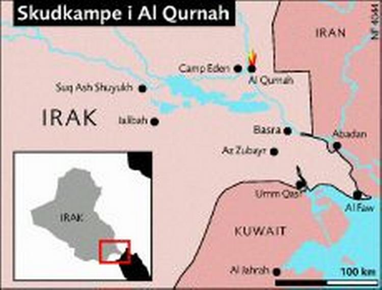 Der er tvivl om antallet af dræbte i forbindelse med lørdagen ildkamp i Al Qurna i Irak mellem danske soldater og Mahdi-hæren. 