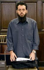 Mounir el-Motassadeq er anklaget for at være en af bagmændene til terrorangrebene 11. september 2001. - Foto: AP 