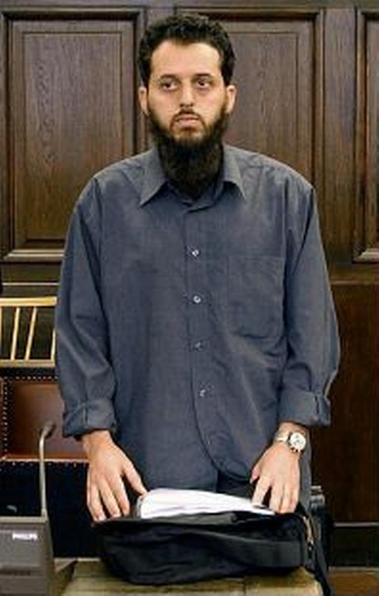 Mounir el-Motassadeq er anklaget for at være en af bagmændene til terrorangrebene 11. september 2001. - Foto: AP 