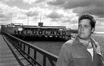 Kenn HUsted driver cafeen på Helgoland. - Foto: Finn Frandsen 