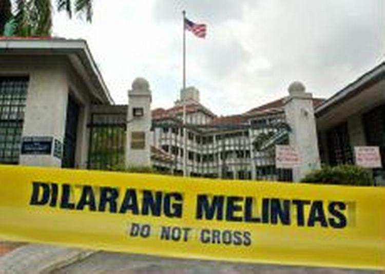 Ambassaden i Kuala Lumpur er blevet lukket ned efter fundet af det mistænkelige brev. - Foto: AP 